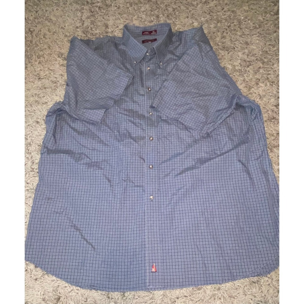 Mens 2xl xxl button down shirt sleeve sh